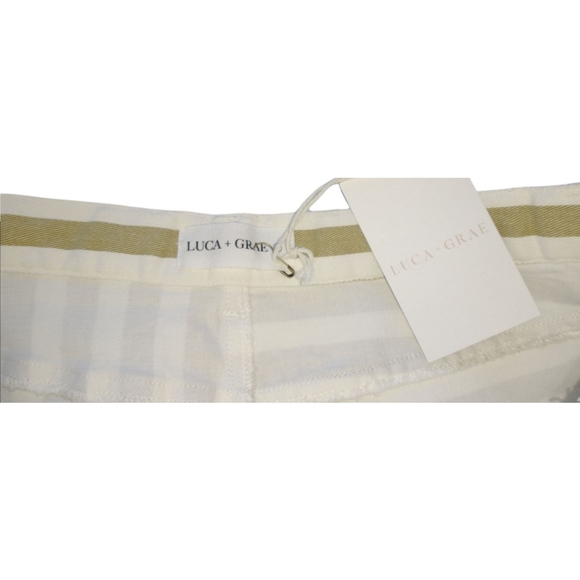 NWT Luca + Grae Shorts Size L Striped - Picture 7 of 8
